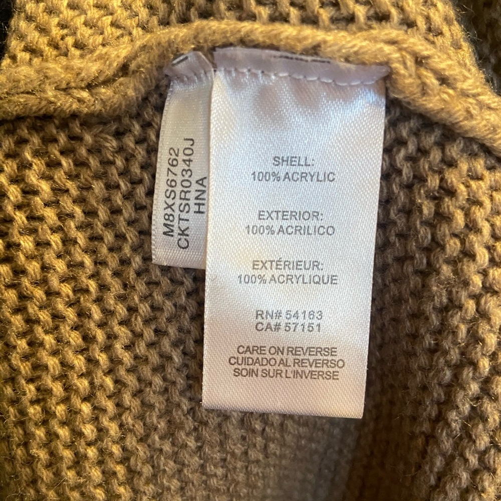 Calvin Klein Cable Knit Cowl Neck Sweater - Picture 7 of 7